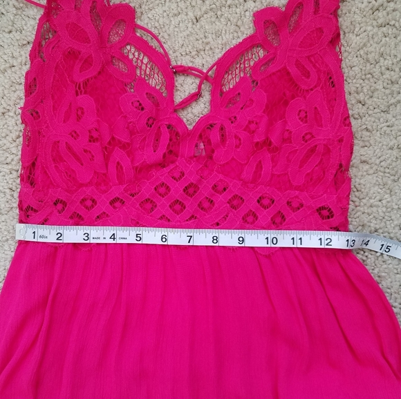 ⭐ONE LEFT⭐ Free People Fushia Adella Dress - Picture 4 of 10